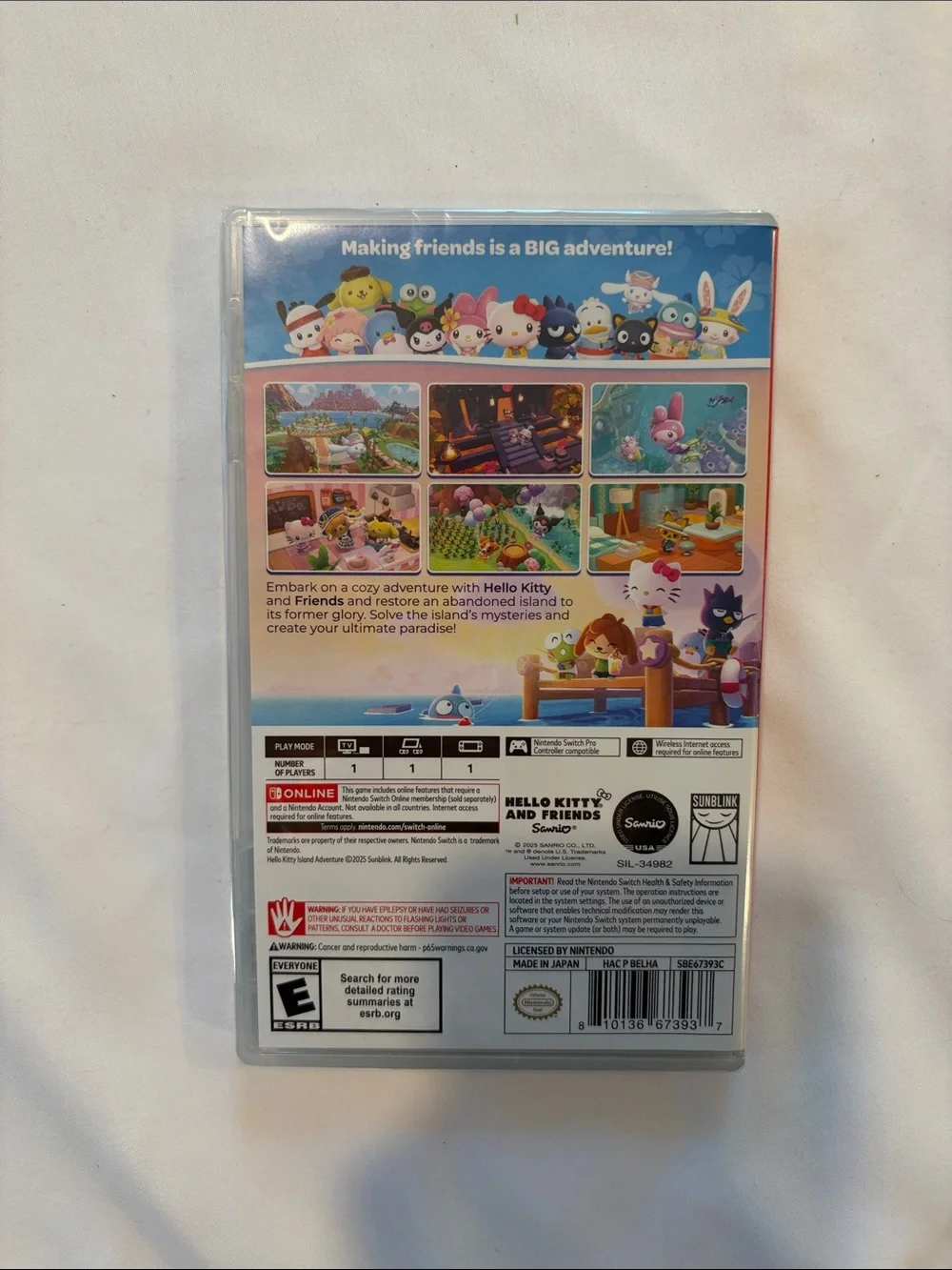 Nintendo Hello Kitty Island Adventure